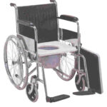 Commode wheelchair FS609